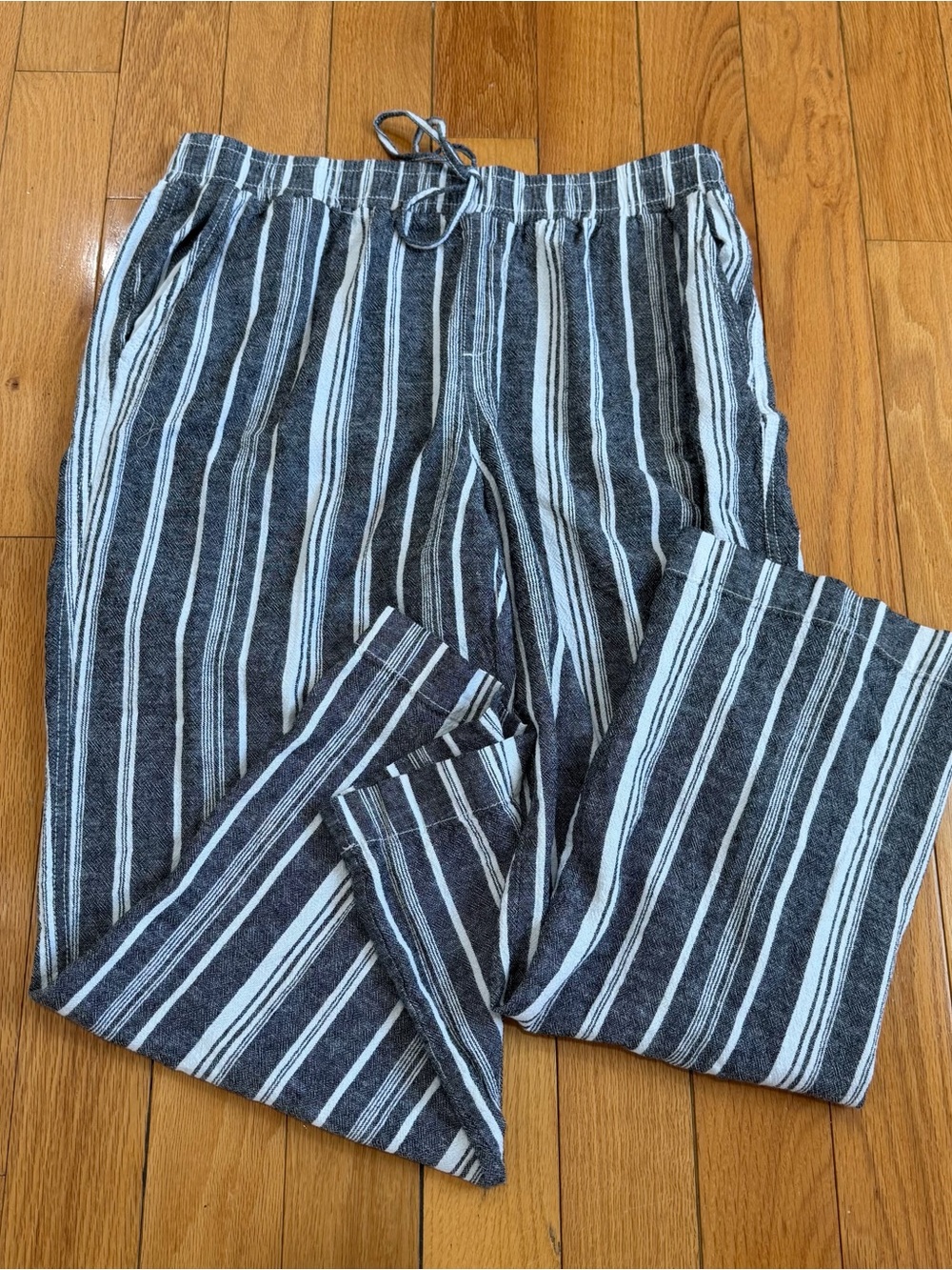 Briggs linen blend wide leg pants
